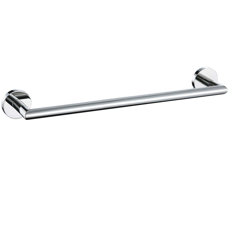 Bathroom Towel Bar, Bath Accessories Thicken Stainless Steel Shower Towel Rack for Bathroom, 18 Inch Towel Holder Wall Mounted Chrome Finish,96018-2-18C. Polished Chrome