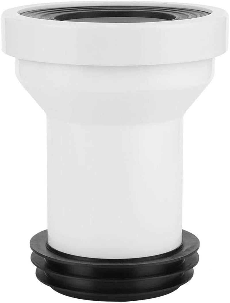 Toilet Drain Pipe Adapter, Plastic Toilet Sewer Drain Pipe Installation Sealing Fitting Accessory Connection Part for Bathroom Toilet