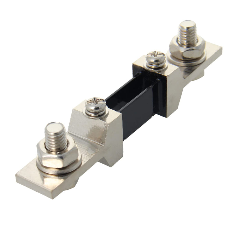 Heyiarbeit DC Current Meter Shunt Resistor 200A 75mV for DC Ammeter Analog Panel Shunt Divider Meter External FL-2