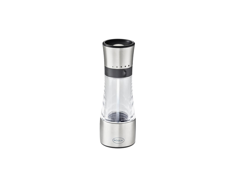 Spice Mill- SS/clear acrylic- Inverted- 5 grind levels