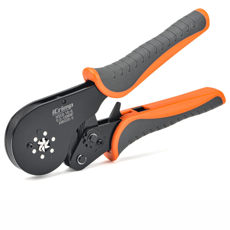 iCrimp Hexagonal Ratchet Crimper for End Sleeves and Ferrules 0.5-16mm2 AWG 20-5 Hexagonal AWG 20-5