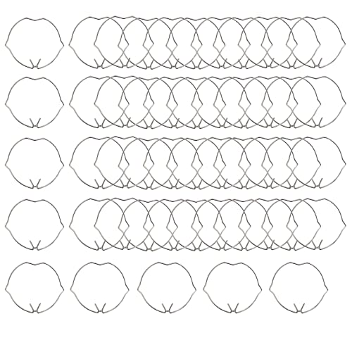 50pcs Lamp Retaining Spring Clip Ring Compatible with 50mm MR16 GU10 Spot Light Downlight (50) 50