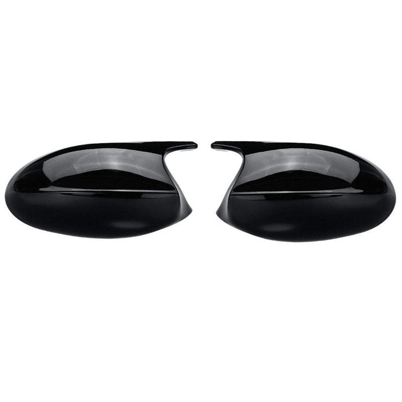 Compatible with BMW 2005-2008 E90 E91 / 2006-2009 E92 E93 PRE-LCI Gloss Black M3 Style Side Mirror Cover Cap