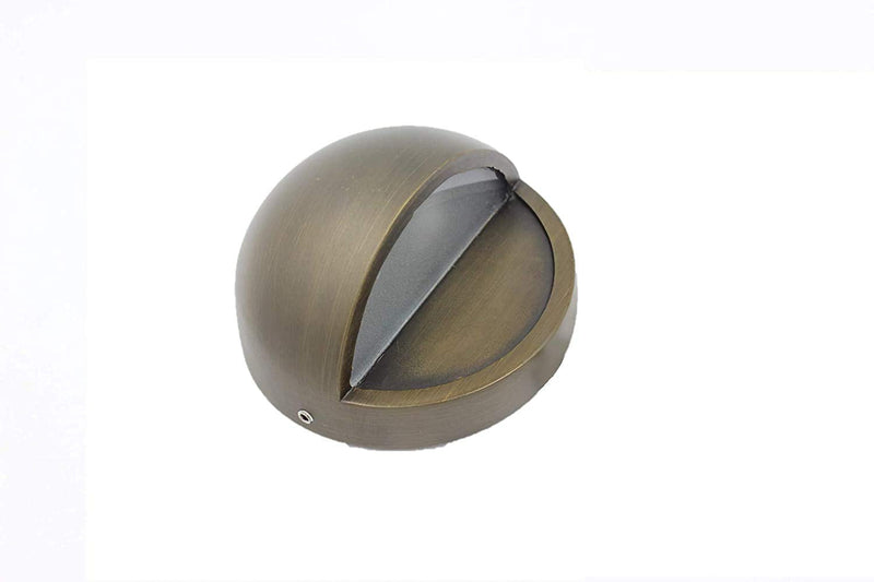 Ironsmith Lighting Products Solid Brass Puck Light Fixture - Oil Rubbed Bronze Finish, Efficient 12 Volt 2 Watt LED Light Bulb, Halogen and LED Lamp Compatible - Outdoor Landscape Lighting