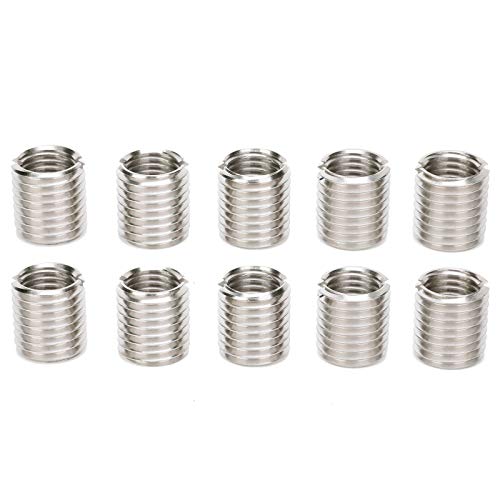 10Pcs Insert Nut, M16 Female and M20 Male Thread Fastening Conversion Repair Sleeve Screw