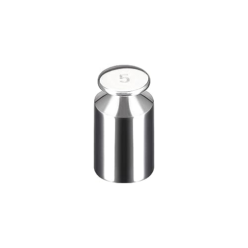 uxcell Gram Calibration Weight 5g F1 Precision Stainless Steel for Digital Balance Scales