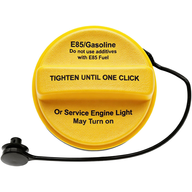 GT359 E85 Gas Cap Fuel Tank Cap with Tether - Replaces 22921366 - Compatible with Chevy Silverado Suburban Tahoe, GMC Sierra Yukon Savana, Cadillac Escalade 2012-2021 GT359