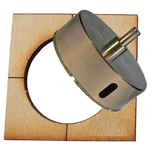 4.5" (4-1-2 in) Diamond Hole Saw for Porcelain and Ceramic Tile, Shower Diverter Valve Installation and Waste Pipe 114mm 4 1/2" Hole Saw