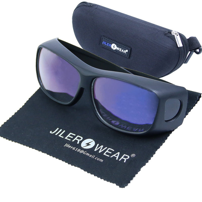 JILERWEAR CO2 Laser Safety Goggles - Reflective 10600nm Glasses Transparent