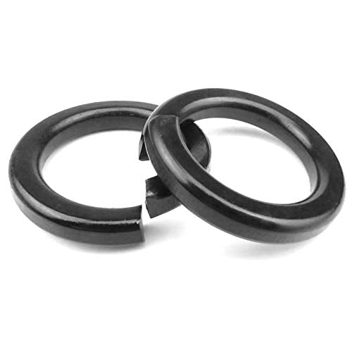 100 Pcs M10 Split Lock Washer Spring Lock Washer, 8.8 Grade Carbon Steel,GB93 High Strength,Gasket Ring for M10 Screw Bolts