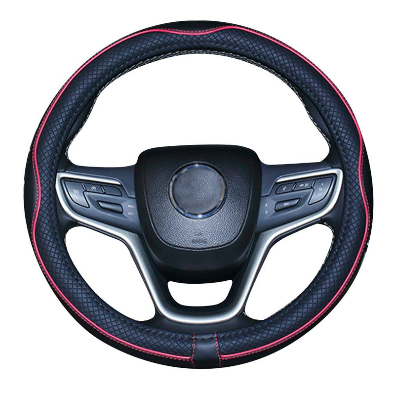 Mayco Bell 2019 New Microfiber Leather Car Extra Large Steering Wheel Cover for Big Trucks (20'',Red) Red 20''