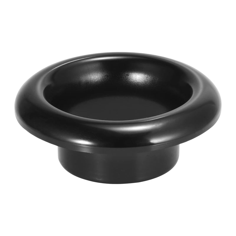 X AUTOHAUX 4 Inch Inlet Aluminum Bellmouth Velocity Stack Adapter Air Intake Turbo Horn Air Inlet Decorative Cover Black