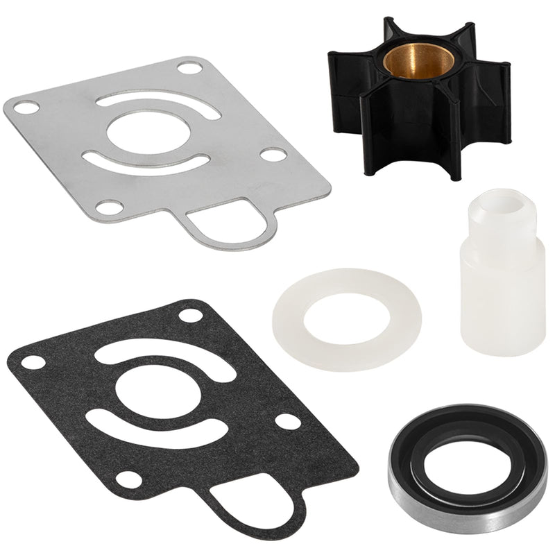 Water Pump Impeller Kit #12012 / FK1069 for Chrysler Force & Mercury 75-140 HP Outboards (1979-1989) – Full Impeller, Oil Seal & Hardware Rebuild Kit