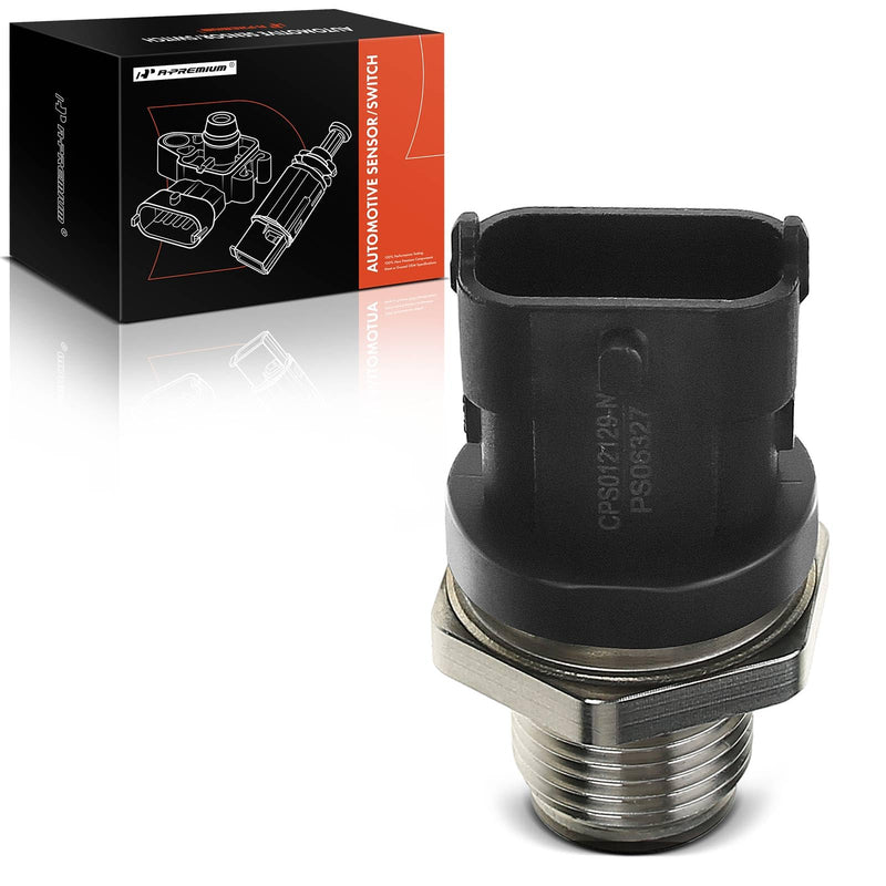 A-Premium Fuel Injection Fuel Rail Pressure Sensor Compatible with Dodge Ram 2500 3500 4500 5500 Freightliner MT45 MT55 S2