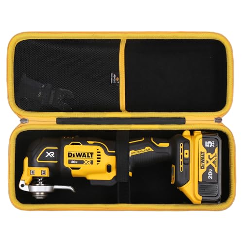 Aproca Case Compatible with DEWALT DCS356B DCS354B 20V MAX XR Oscillating Multi-Tool Cordless, Portable Hard Storage Bag for Accessories (Case Only)