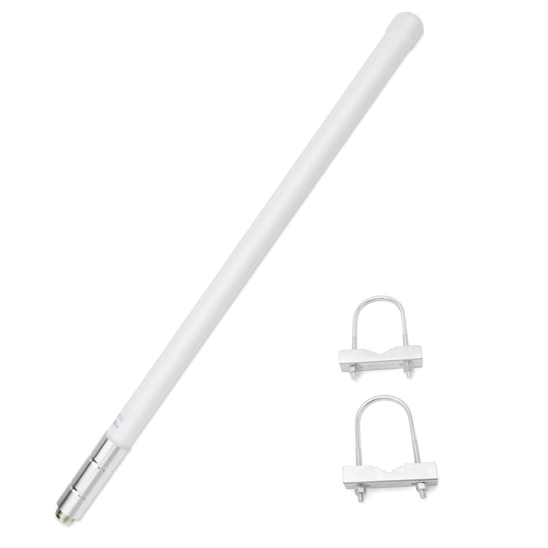 VHF Fiberglass Ham Radio Antenna, 17” 136-174mhz Base Antenna SO239 Connector for Mobile Transceiver Device Repeater, Scanners, Marine VHF Radios