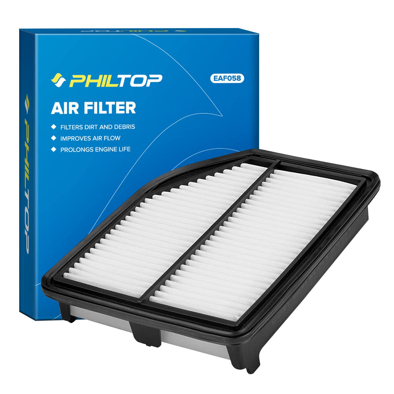 PHILTOP Engine Air Filter CA11258 Replacement for Honda CR-V CRV 2012 2013 2014 - L4 2.4L, Rigid Panel