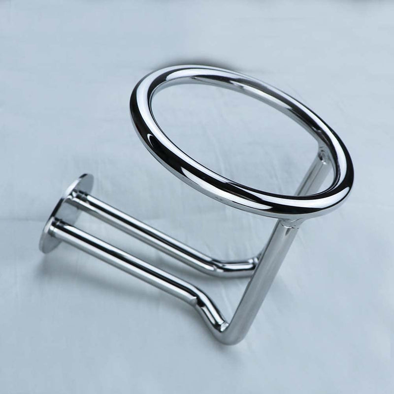 Boat Ring Cup Holder Stainless Steel Ringlike Drink Holder for Marine Yacht