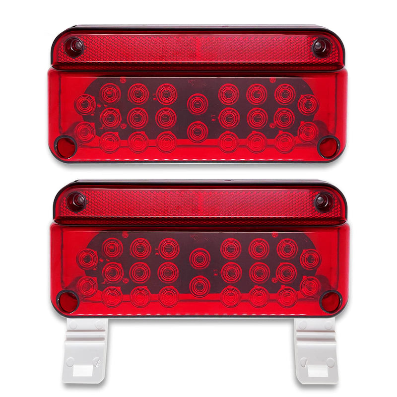 LED Trailer lights, RV Tail Lights LED, RV Brake Lights, Brake Stop Turn Camper Tail Lights with Red Reflex Trailer Tail Lights