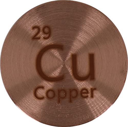 Copper (Cu) 30.68mm Metal Disc - One Troy Ounce