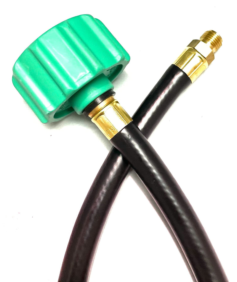 Fairview RV OEM Thermoplastic Pigtail CSA Certified 1/4 Male Inverted Flare X QCC1 (18 Inches) 18 Inches