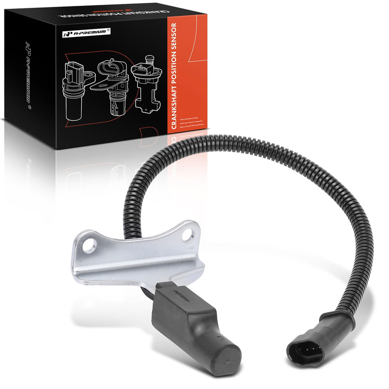 A-Premium Engine Crankshaft Position Sensor Compatible with Jeep Grand Cherokee & Dodge Dakota 1994 1995 1996, Ram 1500 2500 3500, B1500, B2500, B3500, 3.9L 5.2L 5.9L, Auto Trans., Replace# 68407879AA
