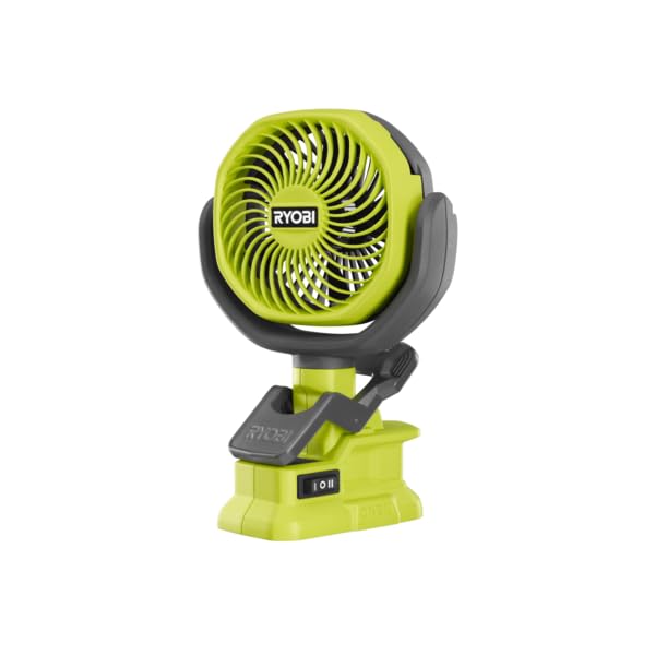 RYOBI ONEAND 18V Cordless 4 in. CLAMP Fan Tool ONLY PCF02B | Battery and Charger Sold Separately