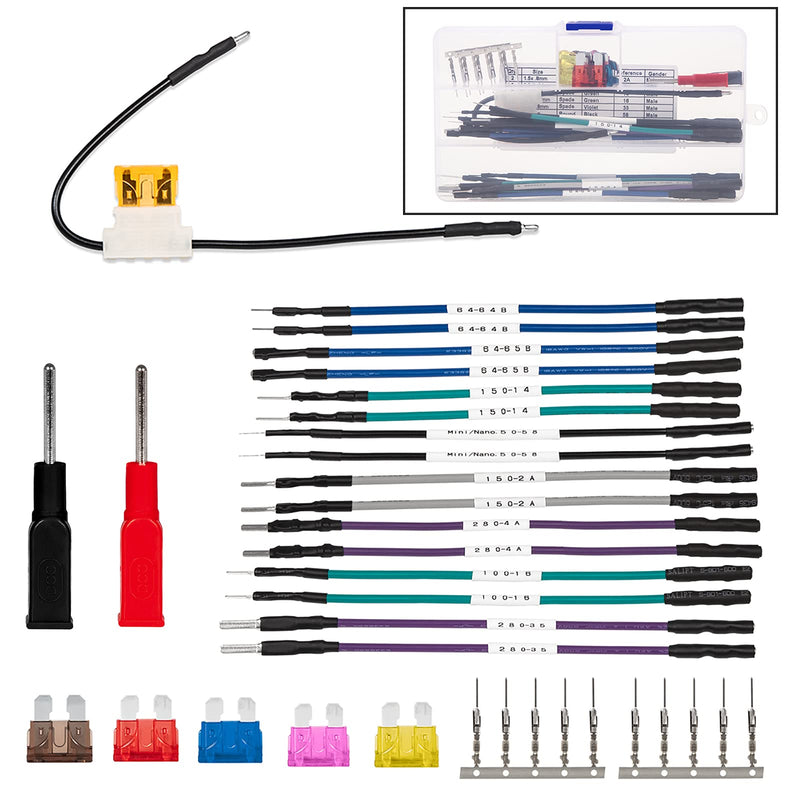 J-35616 TP-300-A Terminal Test Probes Kit Compatible Suitable for GM Vehicles, Alternative to EL-35616-300-A, 35616, J-35616, 26 PCS with Storage Box