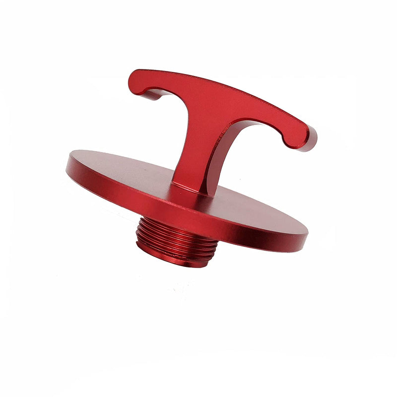 Aluminum Alloy-Oil Filter Plug Tool，Oil Filter Plug Cap Off Tool for Dodge Ram 05083285AA MO285 Turbo Diesel 5.9L 6.7L Cummins-red Red