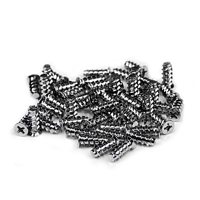 Easycargo 50 Pack Silver Computer Screw, M3 Self-Tapping Screw, Fits 70mm-140mm Fans, Flat and Phillips Head