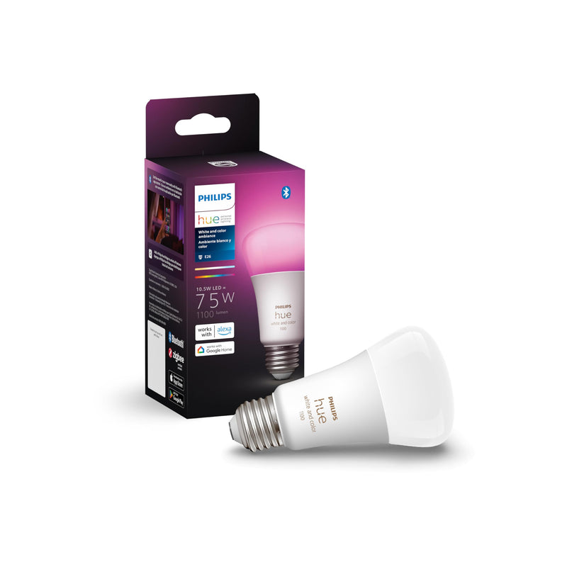 Philips HueWCA 75W 1100lm A19 1P Classic 1 Pack