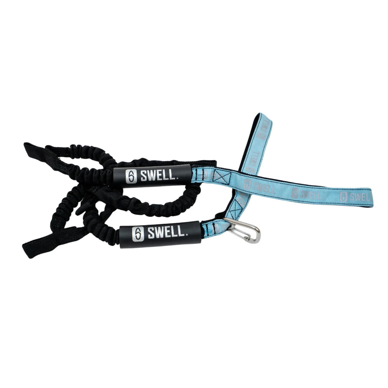 SWELL Bungee Dock Lines for Boats 6 Ft. - Heavy Duty Adjustable Bungee Dock Line, Shock Absorbing Tie Line for Boats, Jet Skis, Pontoons, Kayaks Blue