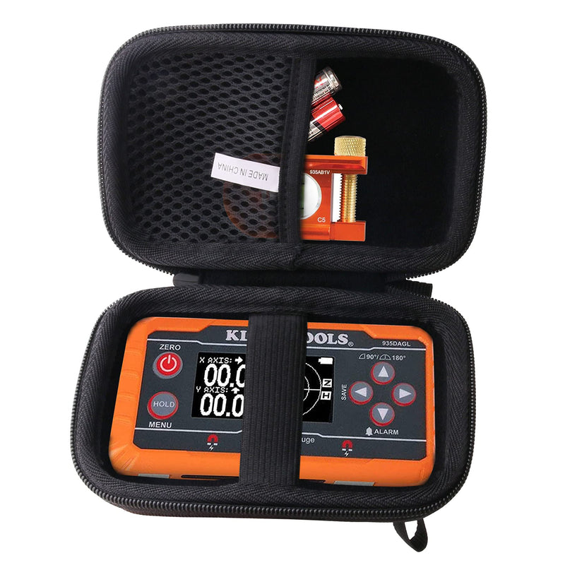 Hard EVA Dedicated Case for Klein Tools 935DAGL Digital Level with Programmable Angles Case. (Black) black