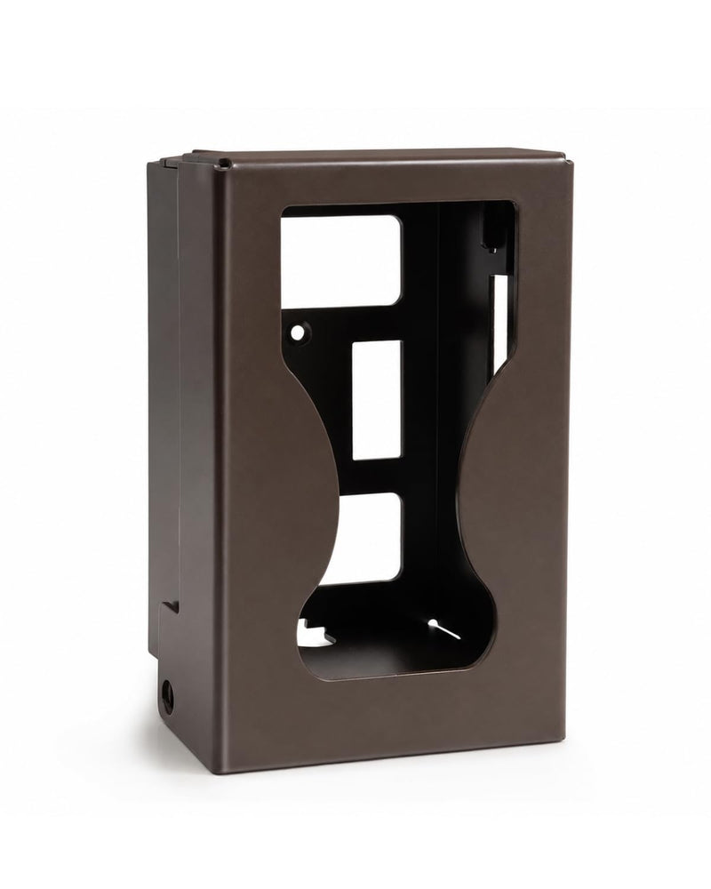BLAZEVIDEO Trail & Game Camera Security Box | Universal Fit for BlazeVideo A252, A262, A323, GardePro A3, A3S, Meidase P40, P50 & More, Powder-Coated Heavy-Duty Steel Camo X1