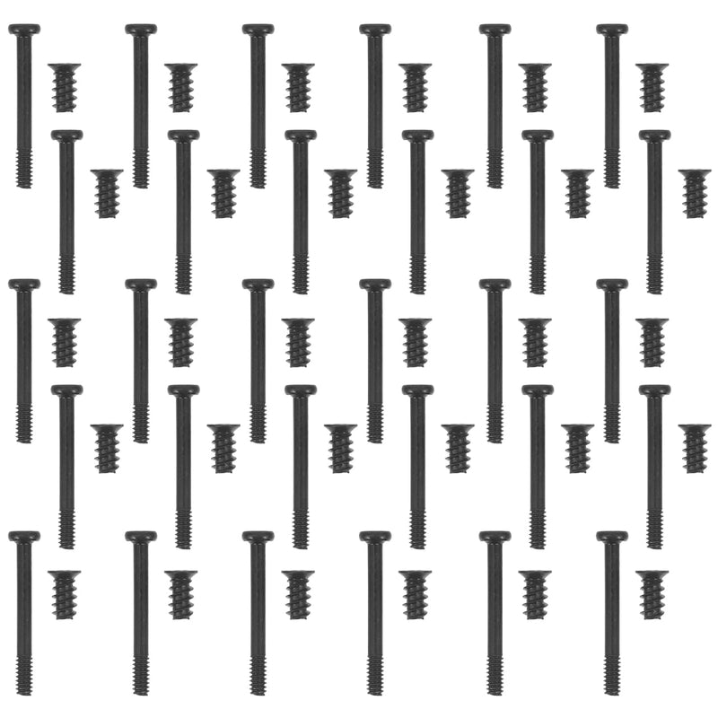 PC Computer Case Cooling Fan Screws Cross Head Self Tapping Black Case Fan Mount Long Short Screws Kit 60pcs