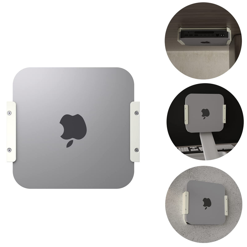 Hosanwell Mac mini Mount | Custom Mount for The Mac mini, VESA Compatible, Wall Mount, Under Desk, Multiple Installation Ways US