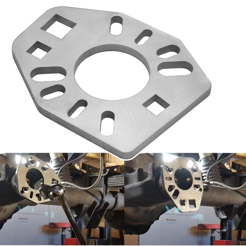 YANWEN Pinion Yoke Wrench Tool -Stainless Steel Extra Strength Puller for Loosening Pinion Flange and Nuts - Extra 1/2" Hole that Fits Most Sockets