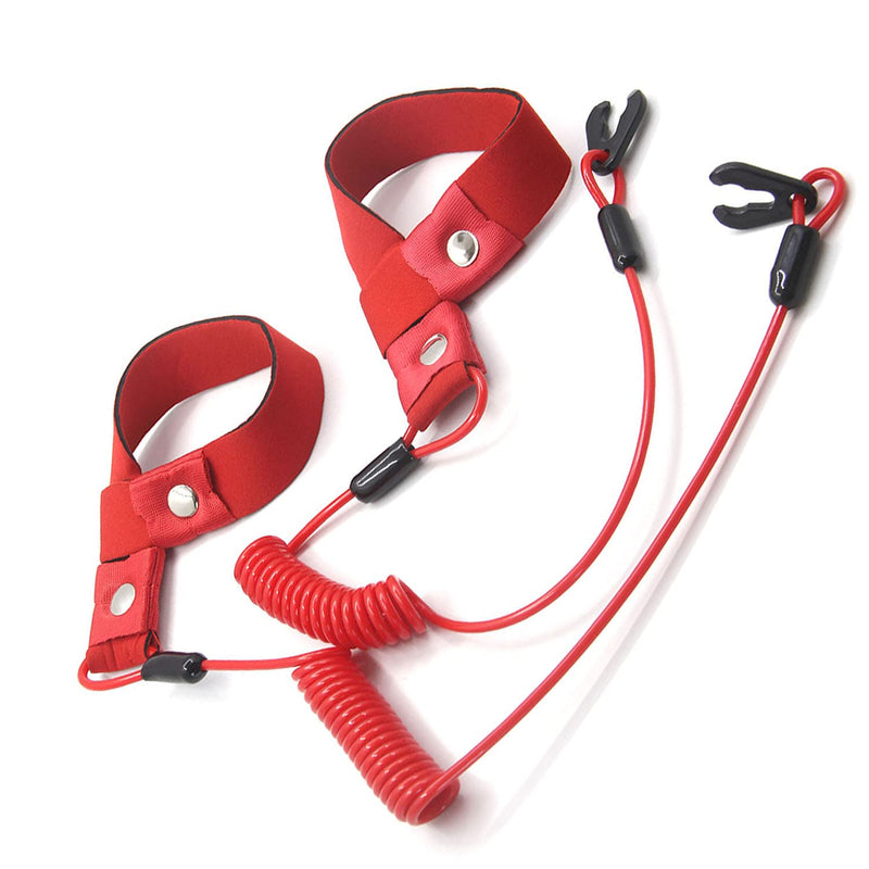 ZOOKOTO 2 Pcs Start Stop Kill Safety Lanyard Fits Handlebar Switch Key Floating Emergency Flameout Rope for Yamaha Jet Ski WaveRunner WaveVenture WaveRaider WaveJammer WaveBlaster For Yamaha 2PCS