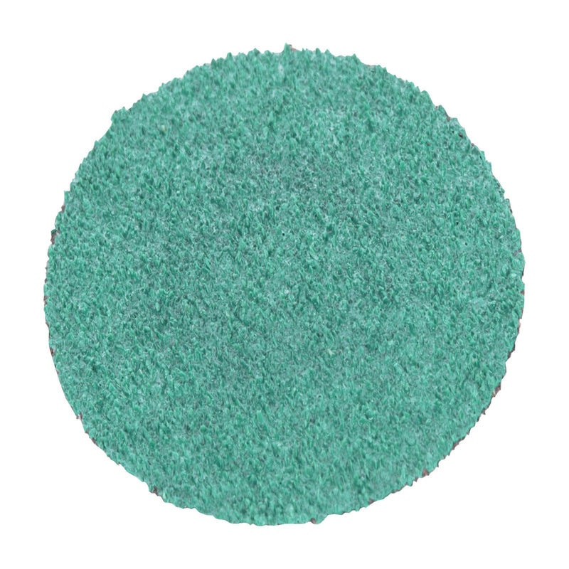 3M Green Corps Roloc Disc 36526, 60 Grit, Quick Change, Heavy Duty, Grinding, Coating Removal, 2 in, 25 Discs/Carton 40+ Grit