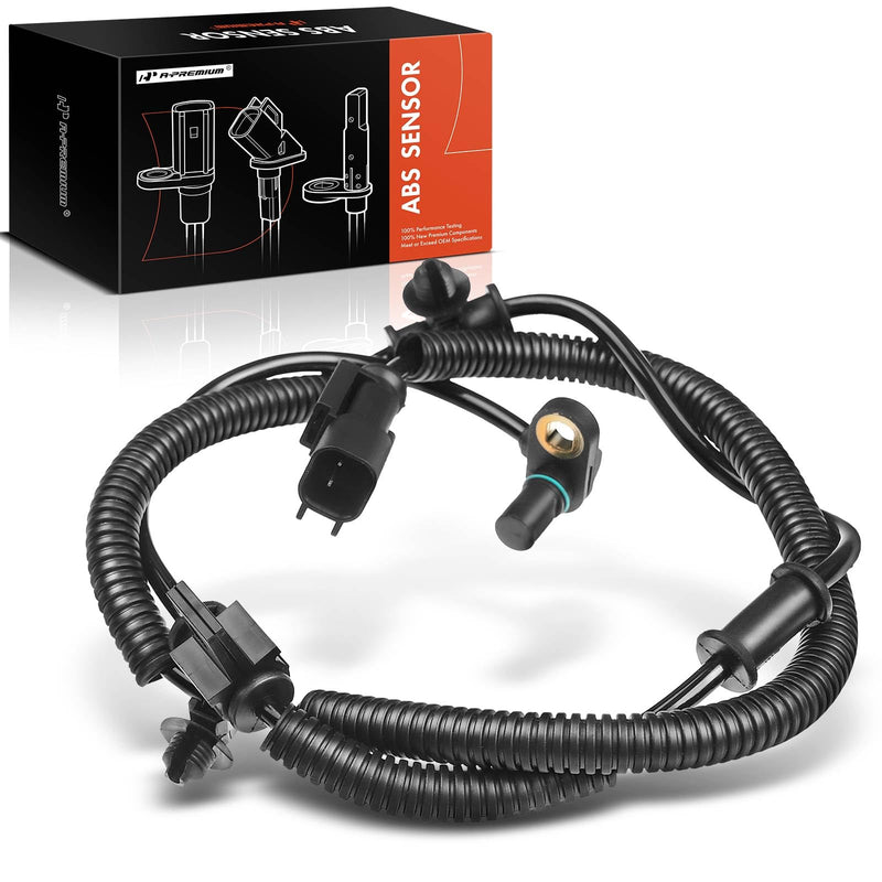 A-Premium ABS Wheel Speed Sensor Compatible with Ford & Lincoln Models - For F-150 2011-2014, Expedition 2011-2012/2014, Navigator 2011-2014 - Front Driver or Passenger Side, Replace# CL3Z2C204B Pack of 1