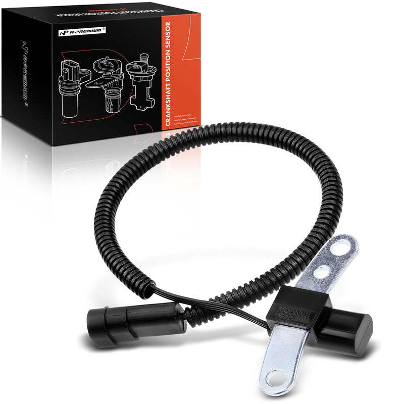 A-Premium Engine Crankshaft Position Sensor Compatible with Jeep & Dodge Models - Grand Cherokee 1993-1996, Wrangler 1993-1995, Cherokee 1993-1996, Dakota 1996, 2.5L 4.0L, Replace# 56026882, 56026921