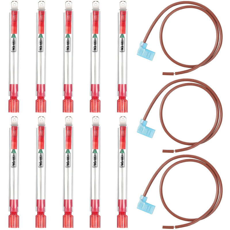 10 Pieces Water Heater Thermal Cut off Kit Replacement Part, Toilet Part Mobile Fittings Compatible with RV OEM Atwood 93866, Auto Spare Work on Electronic Water Heater