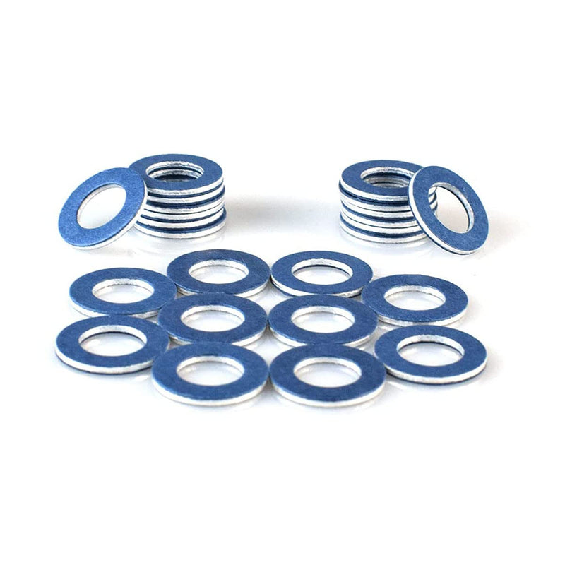 12 Pieces Oil Drain Plug Gaskets 90430-12031 Replacement for Lexus Toyota Scion CT200h ES350 Prius Tundra Sienna Tacoma 4Runner RAV4 Scion tC xB xD Oil Drain Plug Washers Aluminum - M12 12