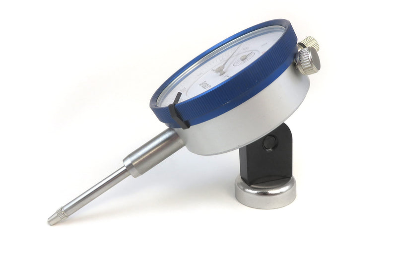 Miniature Magnetic Mag Base with Dial Indicator, 40 Pounds Holding Power (Magnetic Base with Dial Indicator)