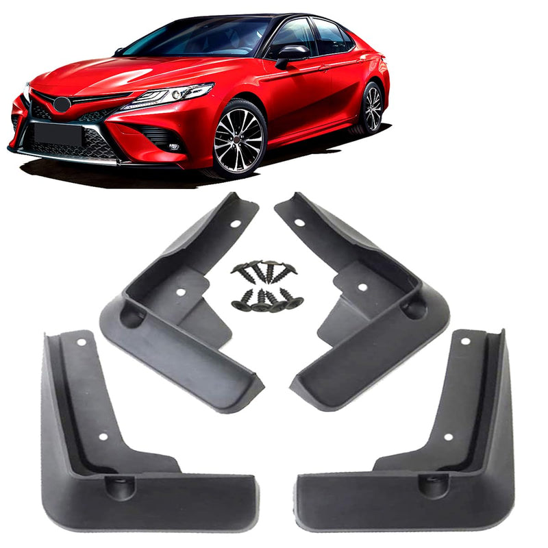 Mud Splash Guards Mud Flaps Kit for Toyota Camry Accessories SE XSE Sport 2018 2019 2020 2021 2022 2023 2024 Front and Rear 4-PC Set 2018-2024 SE XSE Sport model