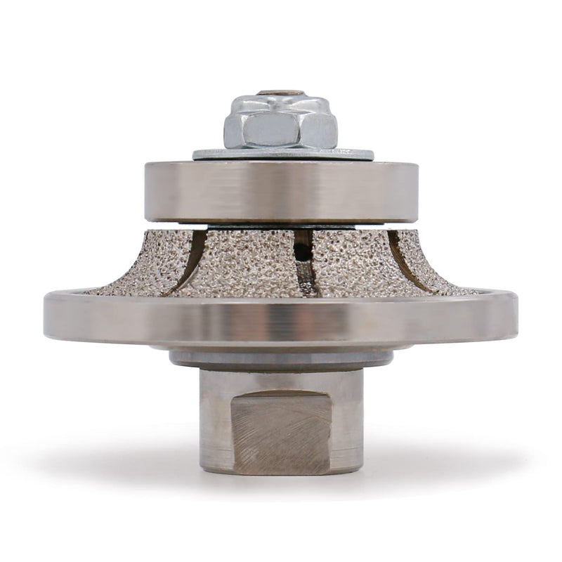 B10 Diamond Hand Profile Wheel Router Bit Profiler Vacuum Brazed for Granite Concrete Marble Edge 5/8-11 Thread (B10) B10
