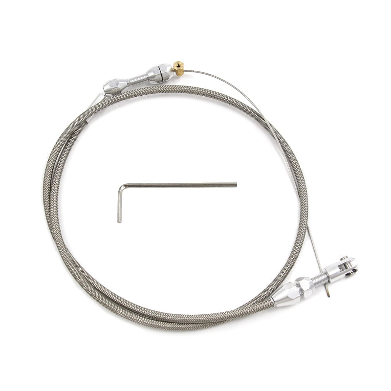 36" Braided Throttle Cable Kit for 97-07 Chevrolet/Chevy LS1 Engine 4.8L 5.3L 5.7L 6.0L