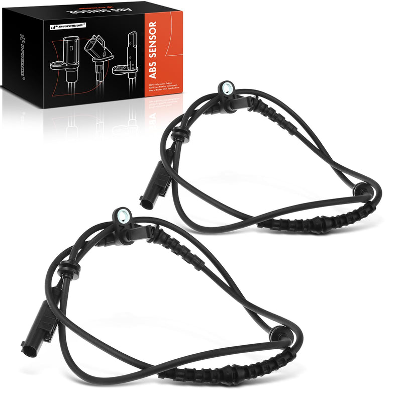  [AUSTRALIA] - A-Premium 2PC Set Front ABS Wheel Speed Sensor Compatible with 2014 2015 2016 2017 2018 2019 Ram ProMaster 1500 2500 3500 [4WD] Front Driver & Passenger Side, Replace# 0265007685, 51725099 Pack of 2