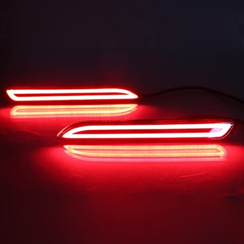 LED Rear Bumper Reflector Tail Lights For Toyota Camry Rav4 Sienna Avalon Venza Matrix Sienna Lexus Brake Turn Signal Sequential Auto Lighting Accessories Fog Lamp model 1