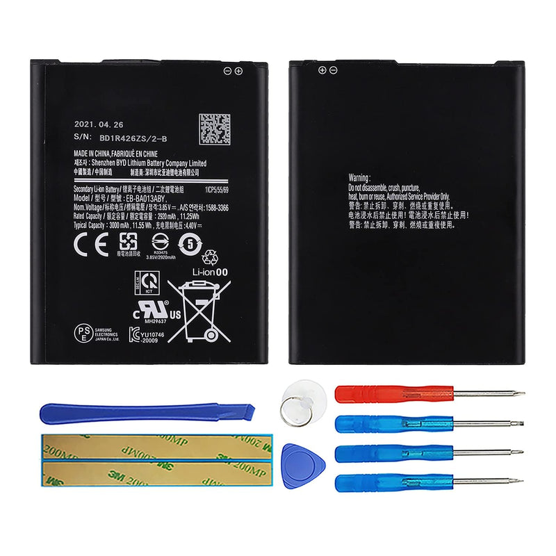 Duotipa Battery EB-BA013ABY Compatible with Galaxy A01 Core A013M with Repair Tool Kit